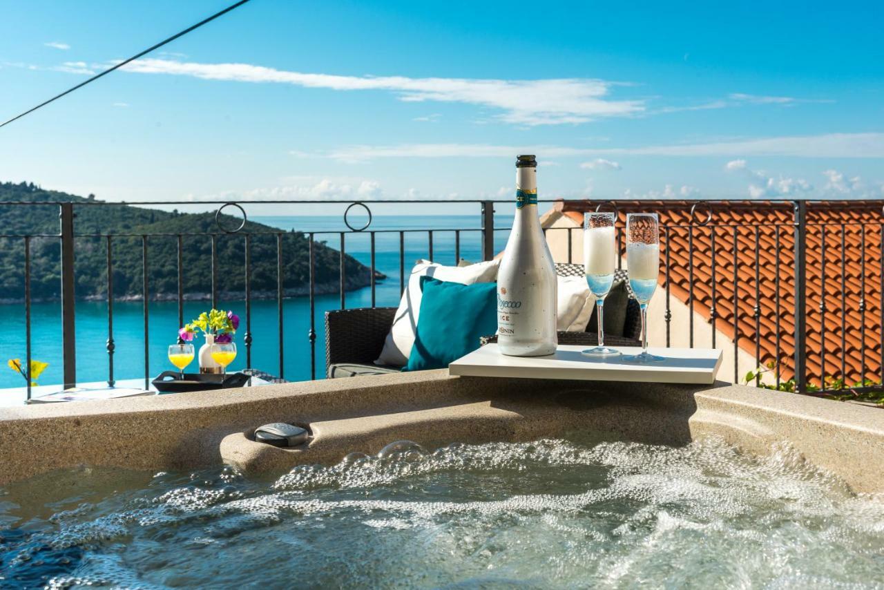 Sunshine Apartment With Hot Tub Дубровник Экстерьер фото